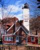 Presque Isle Lighthouse, Pennsylvania, Lake Erie, Great Lakes, TLHV05P01_02