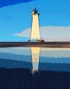 Sodus Outer Lighthouse, Lake Ontario, New York State, Great Lakes, TLHV05P03_13C