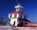 Ruins of New Canal Lighthouse, Lake Pontchartrain, Hurricane Katrina Damage, New Orleans, Louisiana, TLHV05P07_17