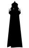 Point Isabel Lighthouse silhouette, Port Isabel, Texas, Gulf Coast, logo, shape, TLHV05P08_13M