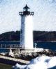Portsmouth Harbor Lighthouse, New castle Island, New Hampshire, Atlantic Ocean, East Coast, Eastern Seaboard, Harbor, Paintography, TLHV05P11_11E