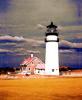 Cape Cod Lighthouse, (Highland Lighthouse), Truro, Massachusetts, East Coast, Eastern Seaboard, Atlantic Ocean, Paintography