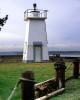 Bush Point Lighthouse, Whidbey Island, Puget Sound, Washington State, Pacific, West Coast