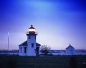 Point Robinson Lighthouse, Maury Island, Vashon Island, Puget Sound, Washington State, Pacific, West Coast, Twilight, Dusk, Dawn