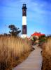 Fire Island Lighthouse, Long Island, New York State, Atlantic Ocean, Eastern Seaboard, East Coast, TLHV06P05_01