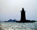 Delaware Breakwater Lighthouse, Lewes, Delaware, East Coast, Atlantic Ocean, Eastern Seaboard, Cape Henlopen State Park, Harbor, Car Ferry, TLHV06P07_03