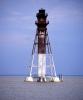 Craighill Channel Lower Rear Light, Maryland, East Coast, Atlantic Ocean, Eastern Seaboard, Screw-Pile-Lighthouse