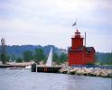 Holland Harbor Lighthouse, Michigan, Lake Michigan, Great Lakes, TLHV06P12_11