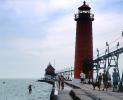 Grand Haven Lighthouse, Michigan, Lake Michigan, Great Lakes, TLHV06P12_19