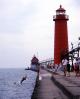 Grand Haven Lighthouse, Michigan, Lake Michigan, Great Lakes, TLHV06P13_02
