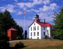 Grand Traverse Lighthouse, Leelanau State Park, Lake Michigan, Great Lakes, Grand Traverse Bay, TLHV06P15_09