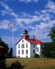 Grand Traverse Lighthouse, Leelanau State Park, Lake Michigan, Great Lakes, Grand Traverse Bay, TLHV06P15_10