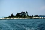 Pumpkin Island Lighthouse, Penobscot Bay, Maine, Atlantic Ocean, Eastern Seaboard, East Coast, TLHV07P05_13