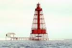 Sand Key Lighthouse, Florida, East Coast, Eastern Seaboard, skeletal tower, TLHV07P06_09B