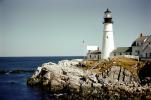 Portland Head Light, Fort Williams Park, Cape Elizabeth, Maine, East Coast, Eastern Seaboard, Atlantic Ocean