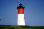 Nauset Light, Eastham, Cape Cod, Massachusetts, New England, USA, Lighthouse, red and white