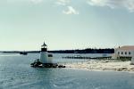 Brant Point Lighthouse, Beach, Nantucket, Massachusetts, 1950s, TLHV08P02_18