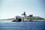 North Dumpling Light, Fisher's Island sound, Long Island Sound, New York, 1957, 1950s, TLHV08P05_01