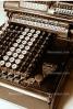 Mechanical Adding Machine, Antique, Old-fashioned, keyboard, 1930's, TMAV01P02_01B.2644