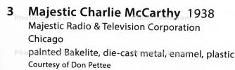 Majestic Charlie McCarthy radio, 1938