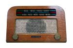 Hoffman Mission Bell B-302 Radio, Plywood, wood, 1946, TMRD01_122F
