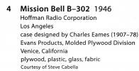 Hoffman Mission Bell B-302 Radio, 1946