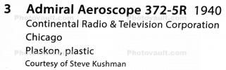 Admiral Aeroscope 372-5R Radio, 1940, TMRD01_144