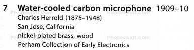 Water Cooled Carbon Microphone, 1909-1910, Charles Herrold, TMRD01_198