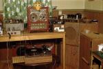Audiophile, tape recorder, tube radio, record player, speaker, gadgets, 1950s