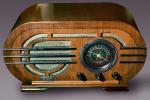 Silver Radio, art deco, Antique, 1940s, TMRV01P09_12