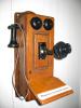 Crank Magneto Telephone, Mouthpiece, bells, earphone, Wall Set, 1907, 1910s