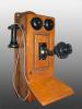 Crank Magneto Telephone, Mouthpiece, bells, earphone, Wall Set, 1907, 1910s