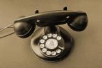 Dial Phone, Rotary, Desk Set, Old Phone, 1930s, TMTV01P08_02B