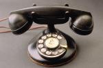 Dial Phone, Rotary, Desk Set, Old Phone, Bakelite, antique, 1930s, TMTV01P08_09.2645