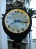 Outdoor clock, outside, exterior, building, TMWD01_004