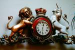 Lion, Unicorn, Royal Clock, Roman Numerals, Crown, TMWV01P01_03