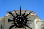 Beaux Arts spikey clock, outdoors, outside, exterior, building, Antibes France, TMWV01P06_09.1714