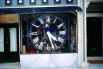 Clock, outdoor clock, outside, exterior, building, roman numerals, TMWV01P08_11