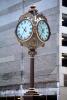 outdoor clock, outside, exterior, building, roman numerals, New Orleans