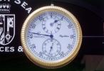 Clock, Round, Circular, Circle, Golden Stopwatch, TMWV01P10_16