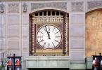 Outdoor Clock, outside, exterior, building, roman numerals, TMWV01P11_01
