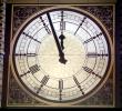 Clock, Round, Circular, Circle, Outdoor Clock, outside, exterior, building, roman numerals, TMWV01P11_02B