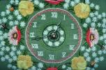 Embroidered Clock, roman numerals, TMWV01P11_16