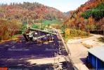 Coal Mining, Conveyer Belt, Loading Station, Warehouse, near Hazard, Kentucky, Hills, Fall Colors, Autumn, TOMV01P08_06