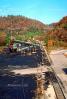Coal Mining, Conveyer Belt, Loading Station, Warehouse, near Hazard, Kentucky, Hills, Fall Colors, Autumn, TOMV01P08_07.1715