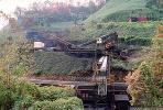 Coal Mining, Conveyer Belt, Loading Station, near Hazard, Kentucky, Hills
