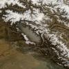 Himalaya Range, Pir Panjal Range, Vale of Kashmir, intermontane valley, Kashmir, Haze, TOPD01_034