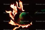 Global Warming, Earth, Globe, Ball, The World Ablaze, Burning Globe, flames, Climate Change, circular, TOPV02P10_17