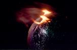 Hell Fire, Global Warming, Burning Earth, Globe, Ball, TOPV02P12_15