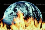global warming, explosion, armagedon, armaggedon, armageddon, The World Ablaze, Burning Globe, flames, fire, circle, round, Climate Change, Earth, circular